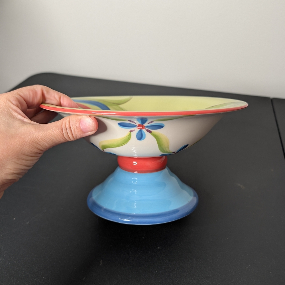 Southern Living At Home Gail Pittman Veranda Footed Compote Bowl